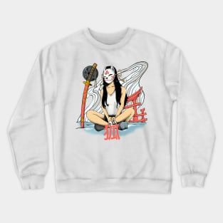 Kitsune girl Crewneck Sweatshirt